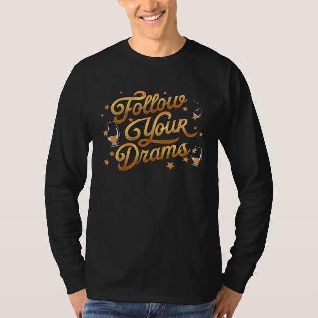 Scotch Drinker Pun Wee Dram Single Malt T-Shirt (Vorderseite)