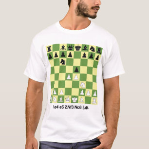 Scotch Game Schach Opening Shirt Schach Geschenk