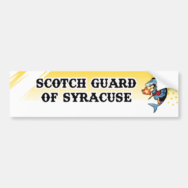 Scotch Guard Bumper Stick Autoaufkleber (Vorne)