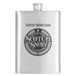 Scotch Snob - lustiger Whiskey-Drinker Flachmann