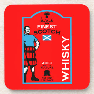 Scotch Whisky Drinker Getränkeuntersetzer