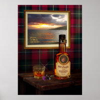 Scotch Whisky Poster mit Ihrem Text (und Bild)