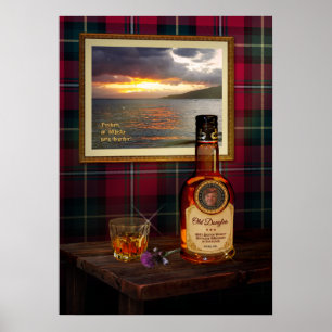 Scotch Whisky Poster mit Ihrem Text (und Bild)