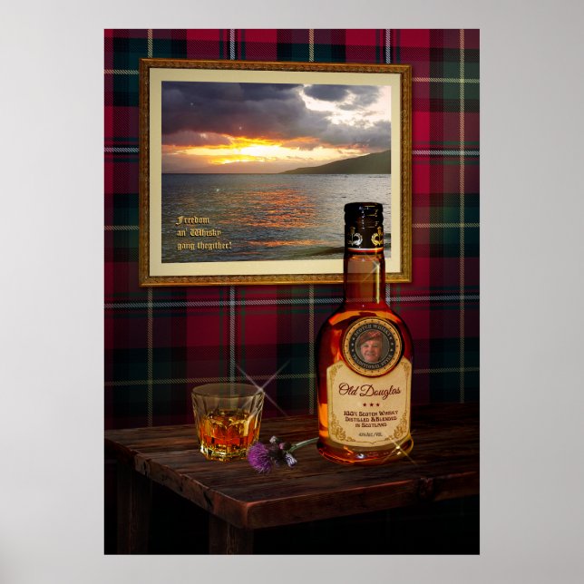 Scotch Whisky Poster mit Ihrem Text (und Bild) (Vorne)