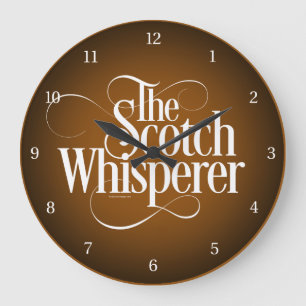 Scotch Whisperer Große Wanduhr