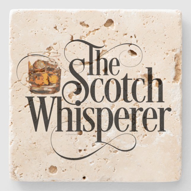 Scotch Whisperer Stone Untersetzer (Vorderseite)
