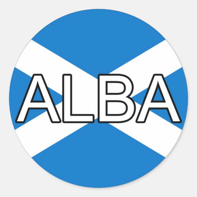 Scotland Alba Euro Sticker (Vorderseite)