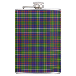 Scotland Ayrshire District Tartan Flachmann