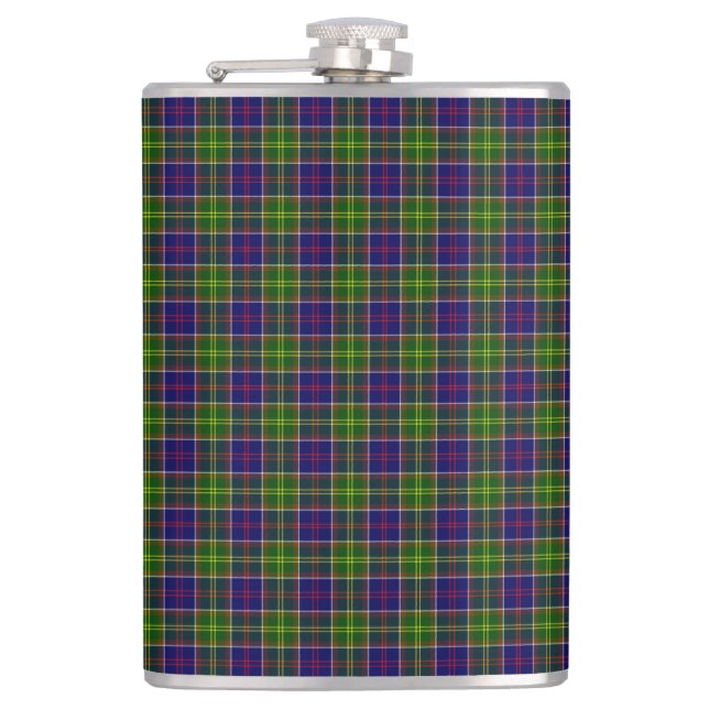 Scotland Ayrshire District Tartan Flachmann (Vorderseite)