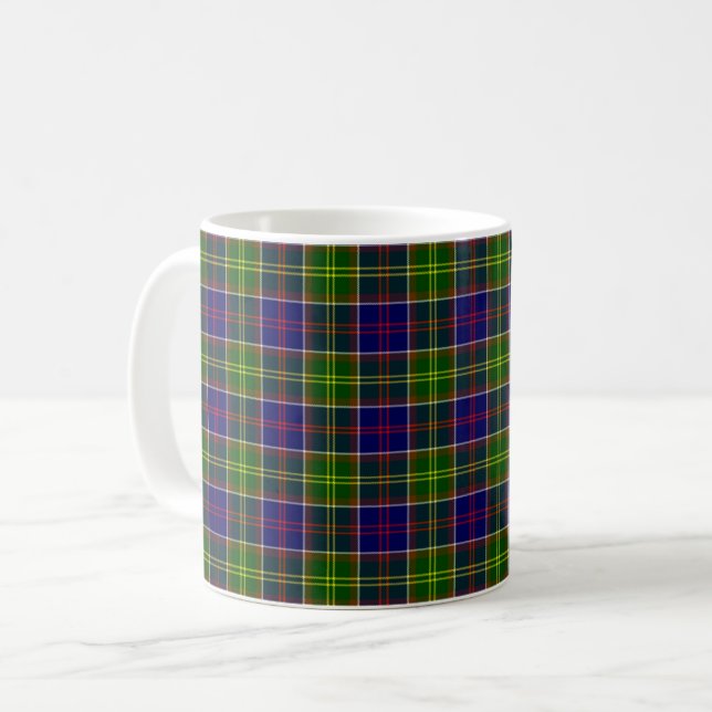 Scotland Ayrshire District Tartan Kaffeetasse (Vorderseite Links)