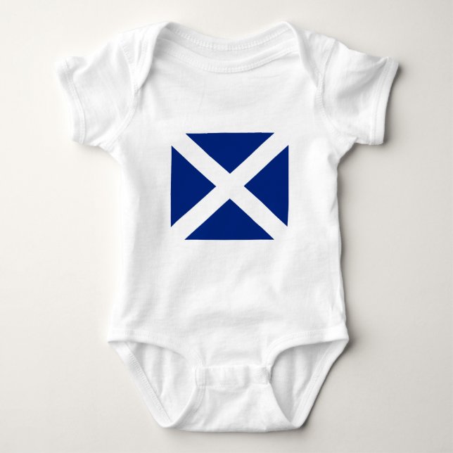 SCOTLAND BABY STRAMPLER (Vorderseite)
