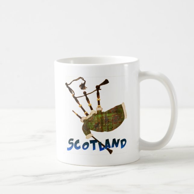 Scotland Bagpipes Tasse (Rechts)