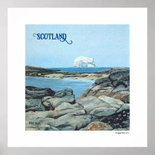 Scotland Bass Rock North Berwick von Pola.B.Alex Poster