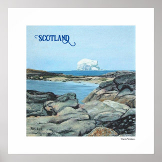 Scotland Bass Rock North Berwick von Pola.B.Alex Poster