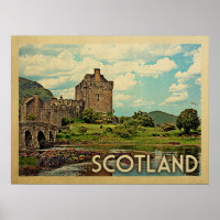 Scotland Castle Vintage Travel