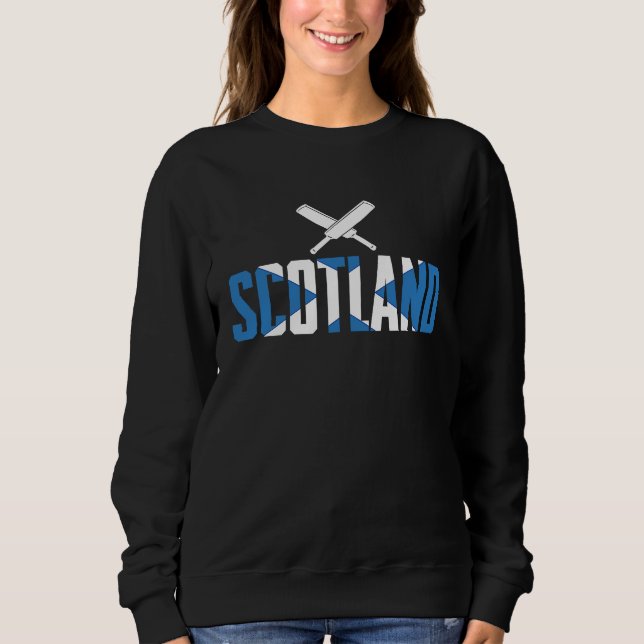 Scotland Cricket Player  Cricket Sport Sweatshirt (Vorderseite)