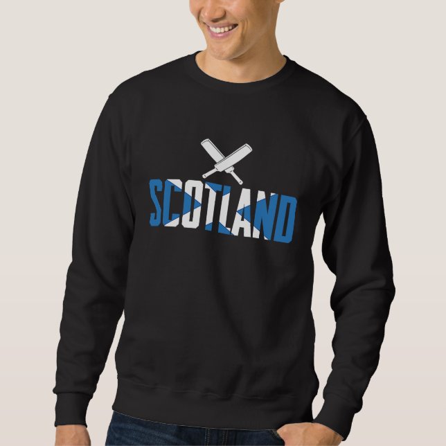 Scotland Cricket Player  Cricket Sport Sweatshirt (Vorderseite)