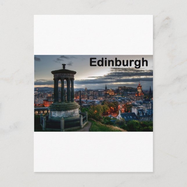 Scotland Edinburgh Skyline (St.K. Postkarte (Vorderseite)
