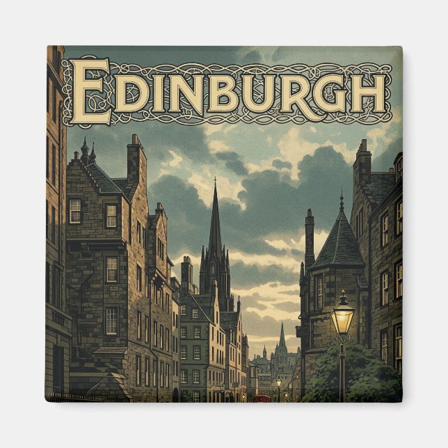 Scotland Edinburgh Travel Magnet (Vorne)