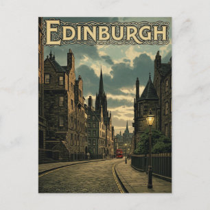 Scotland Edinburgh Travel Postkarte