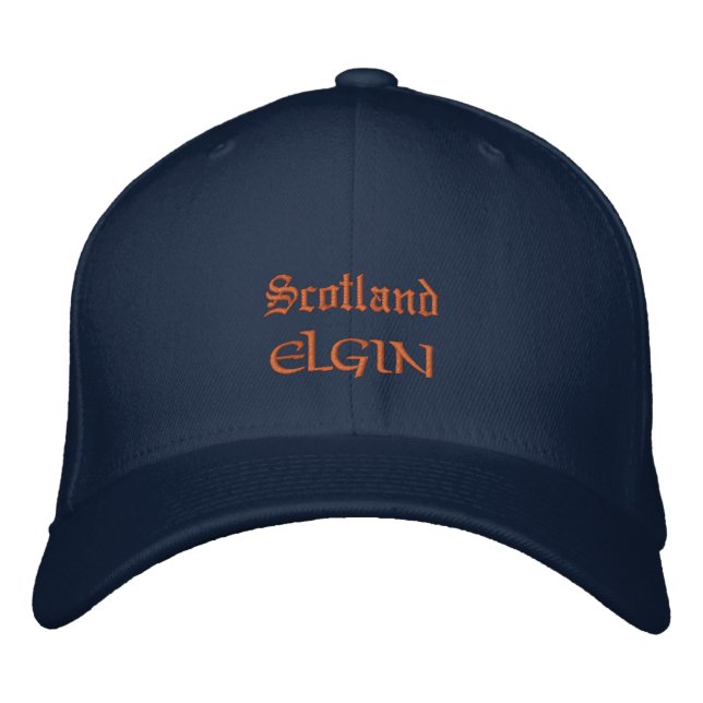 Scotland & ELGIN mode / Scottish Patriots Bestickte Baseballkappe (Vorderseite)
