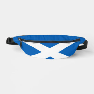 SCOTLAND FLAG BLAUE WHUE CROSS BAUCHTASCHE