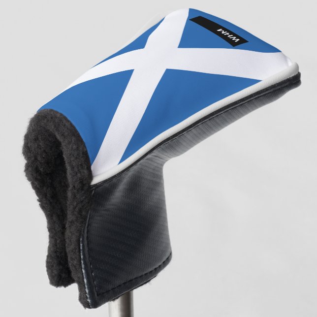 Scotland Flag - Custom Golf Putter Head Cover Golf Headcover (3/4 Vorderseite)