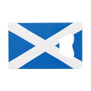 Scotland Flag Design Geldkarten Flaschenöffner