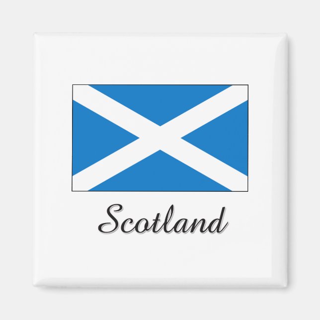 Scotland Flag Design Magnet (Vorne)