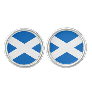 Scotland Flag Design Manschettenknöpfe