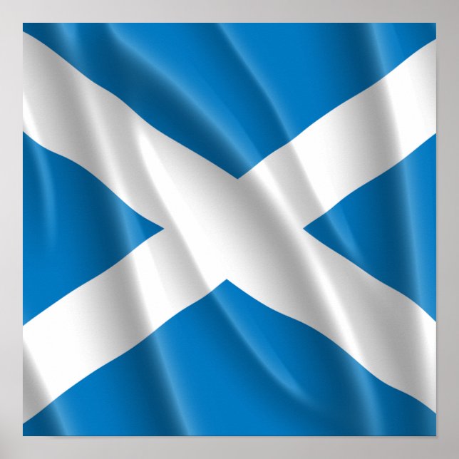 SCOTLAND FLAG FLYING POSTER (Vorne)