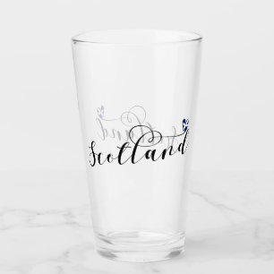 Scotland Flag in Heart (Schottischer Salreifen) Glas