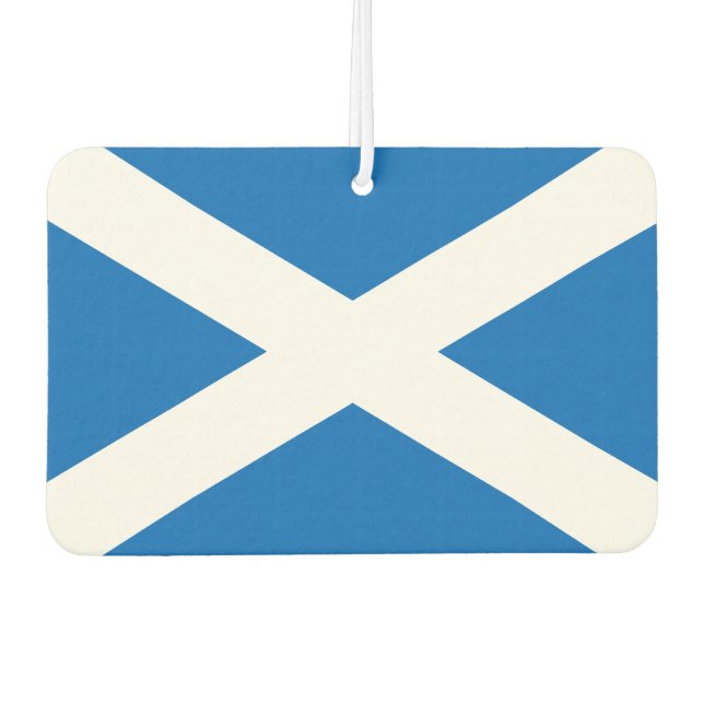 Scotland Flag Scottish Patriotic Autolufterfrischer (Vorderseite)