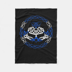 Scotland Flag Scottish Thistle Fleecedecke
