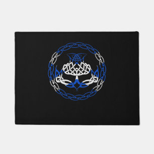 Scotland Flag Scottish Thistle Fußmatte