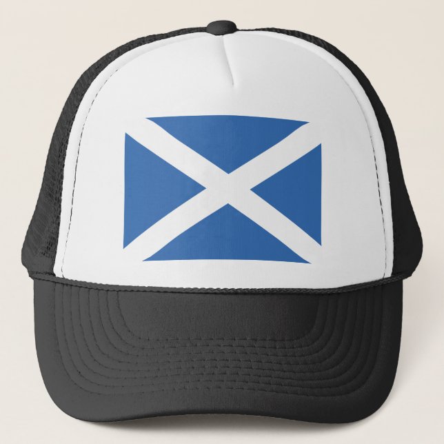 SCOTLAND FLAG TRUCKERKAPPE (Vorderseite)