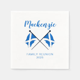 Scotland Flags Family Wiedersehen Serviette