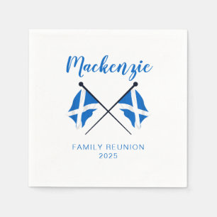 Scotland Flags Family Wiedersehen Serviette