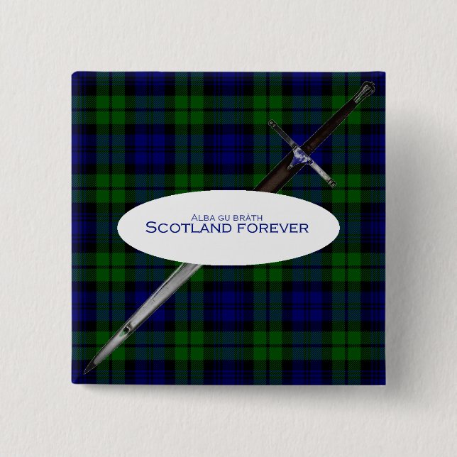 Scotland Forever Alba gu bràth Button (Vorderseite)