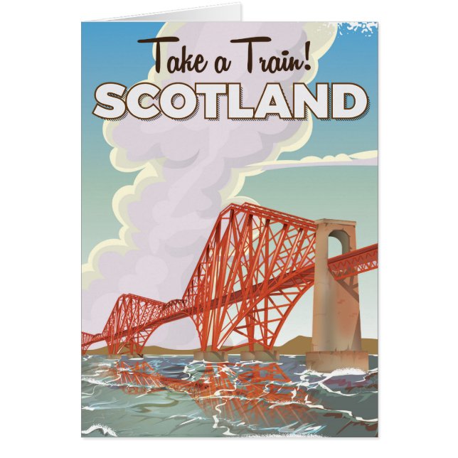 Scotland Fourth Bridge Travel Poster. (Vorne)