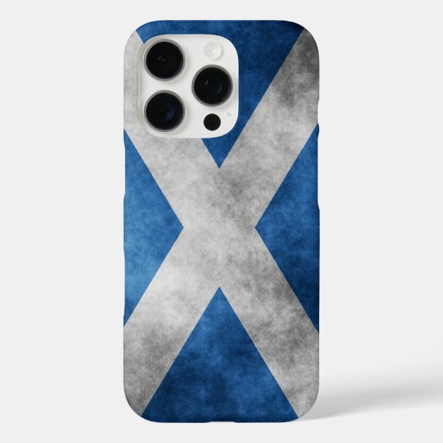 Scotland Grunge - Saint Andrew's Cross Case-Mate iPhone Hülle (Rückseite)