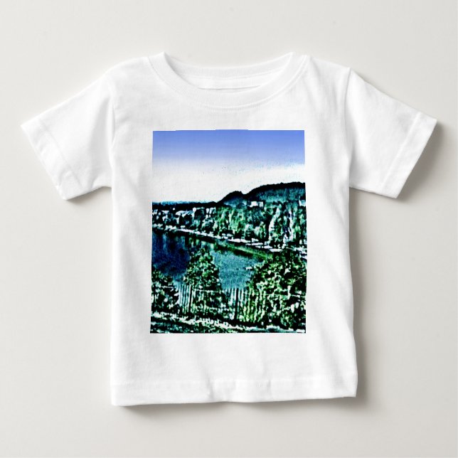 Scotland Inverness Gebäude Gibney Museum Zaz Baby T-shirt (Vorderseite)