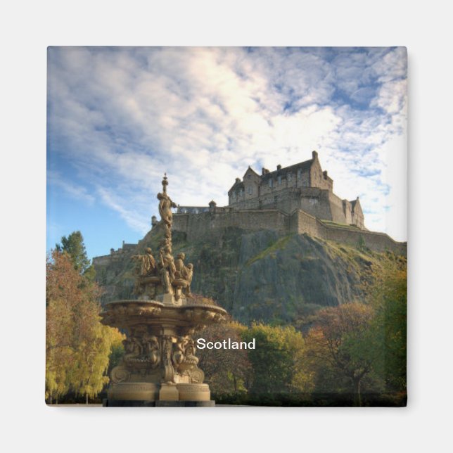 SCOTLAND: Majestic Scotland Kühlschrank Magnet. Magnet (Vorne)