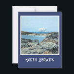 Scotland North Berwick Fine Art Oil Malerei Feiertagskarte<br><div class="desc">Diese wunderschöne Karte entstand aus Fotos des originalen Ölgemäldes "Bass Rock seen from North Berwick,  Scotland" von Pola.B.Alex,  einem in Edinburgh ansässigen Künstler aus Island. Öl an Bord. © Pola.B.Alex Art</div>