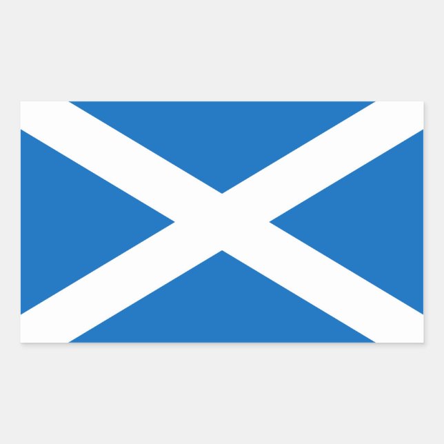 SCOTLAND RECHTECKIGER AUFKLEBER (Vorderseite)