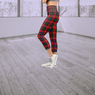 Scotland Roxburgh District Tartan Capri Leggings