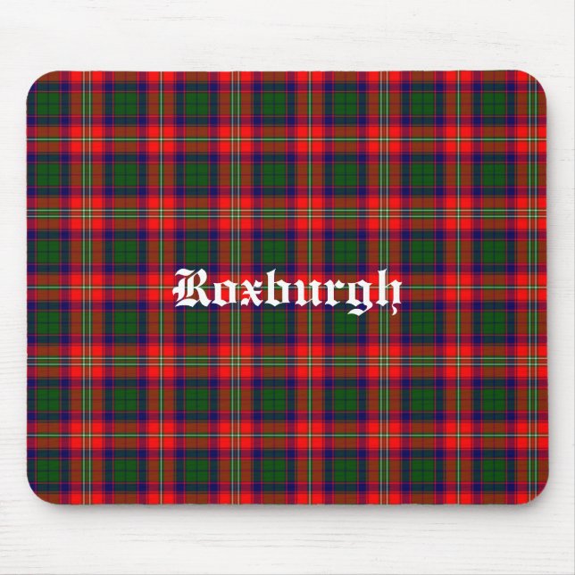 Scotland Roxburgh District Tartan Personalisiert Mousepad (Vorne)