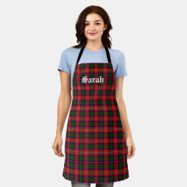 Scotland Roxburgh District Tartan Personalisiert Schürze