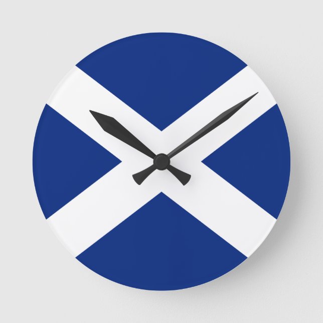 SCOTLAND RUNDE WANDUHR (Vorderseite)