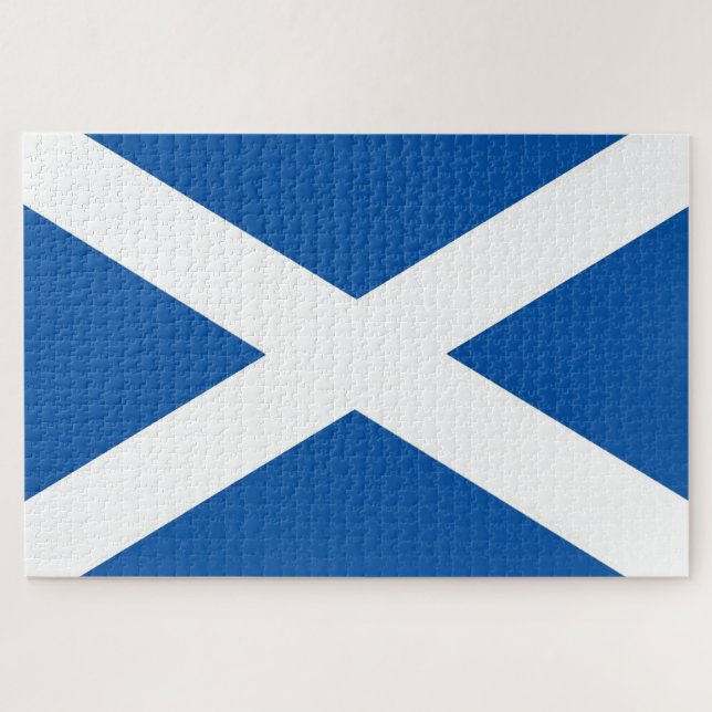 Scotland Saint Andrew's flag/Bonnie blue 1014piece Puzzle (Horizontal)